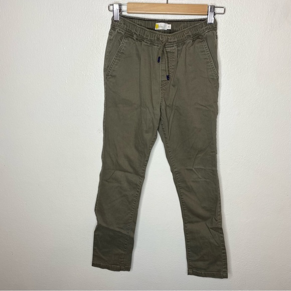 Boden Bottoms Boden Army Green Boys Pants With Elastic Waist Poshmark